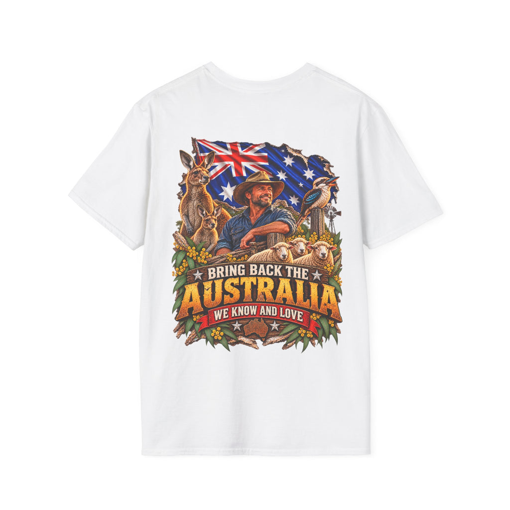 Bring Back the Australia We Know and Love Australian Pride T-Shirt | BACK PRINT 2