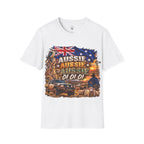 Aussie Aussie Aussie Oi Oi Oi Australian Flag T-Shirt | FRONT PRINT