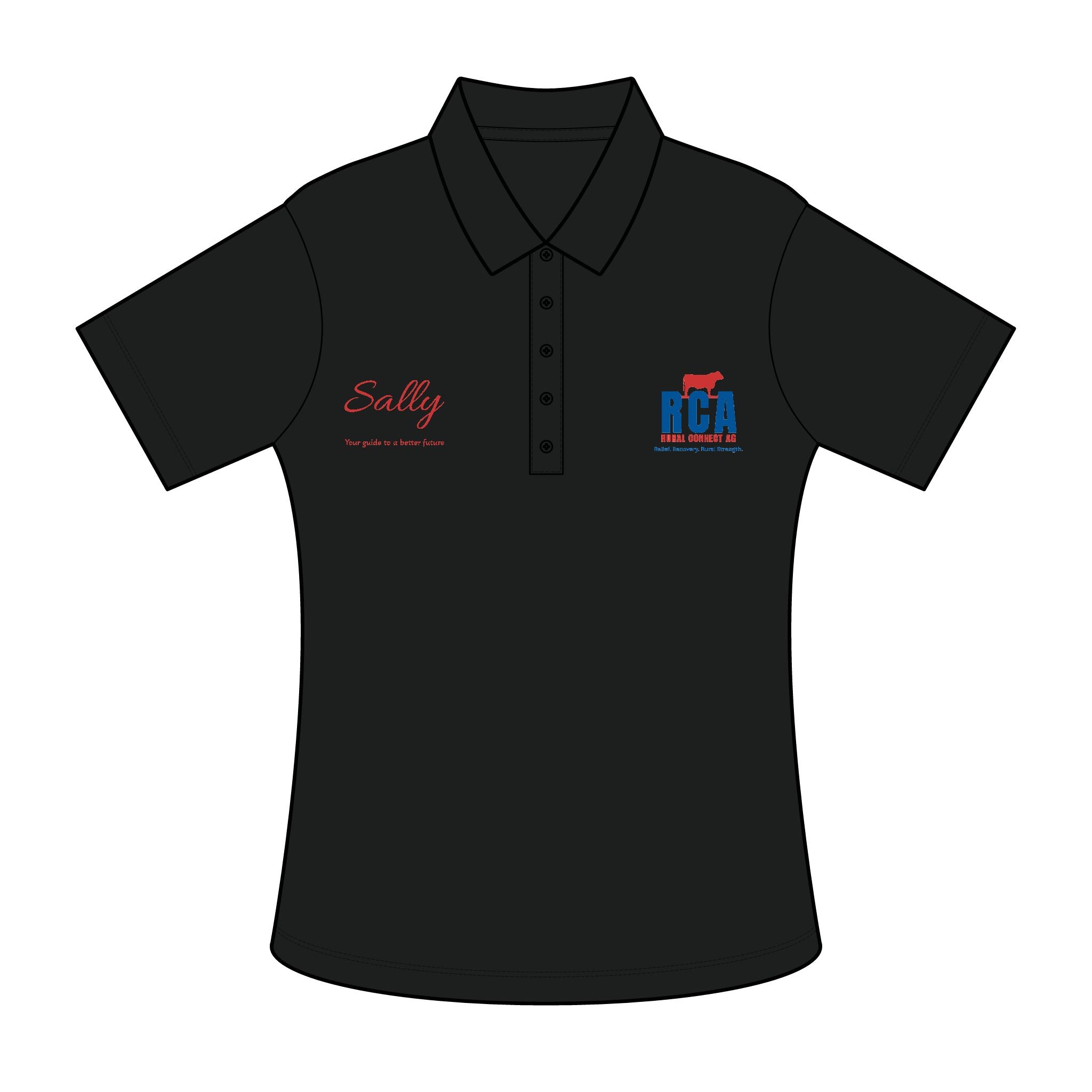 RCA Helping Farmers Getting Back Up and Running Polo Shirt