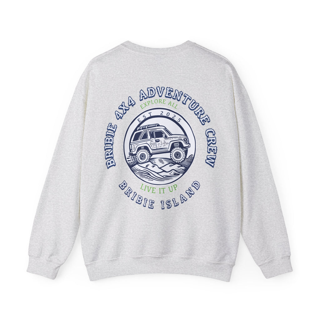 Bribie 4x4 adventure crew Crewneck Sweatshirt