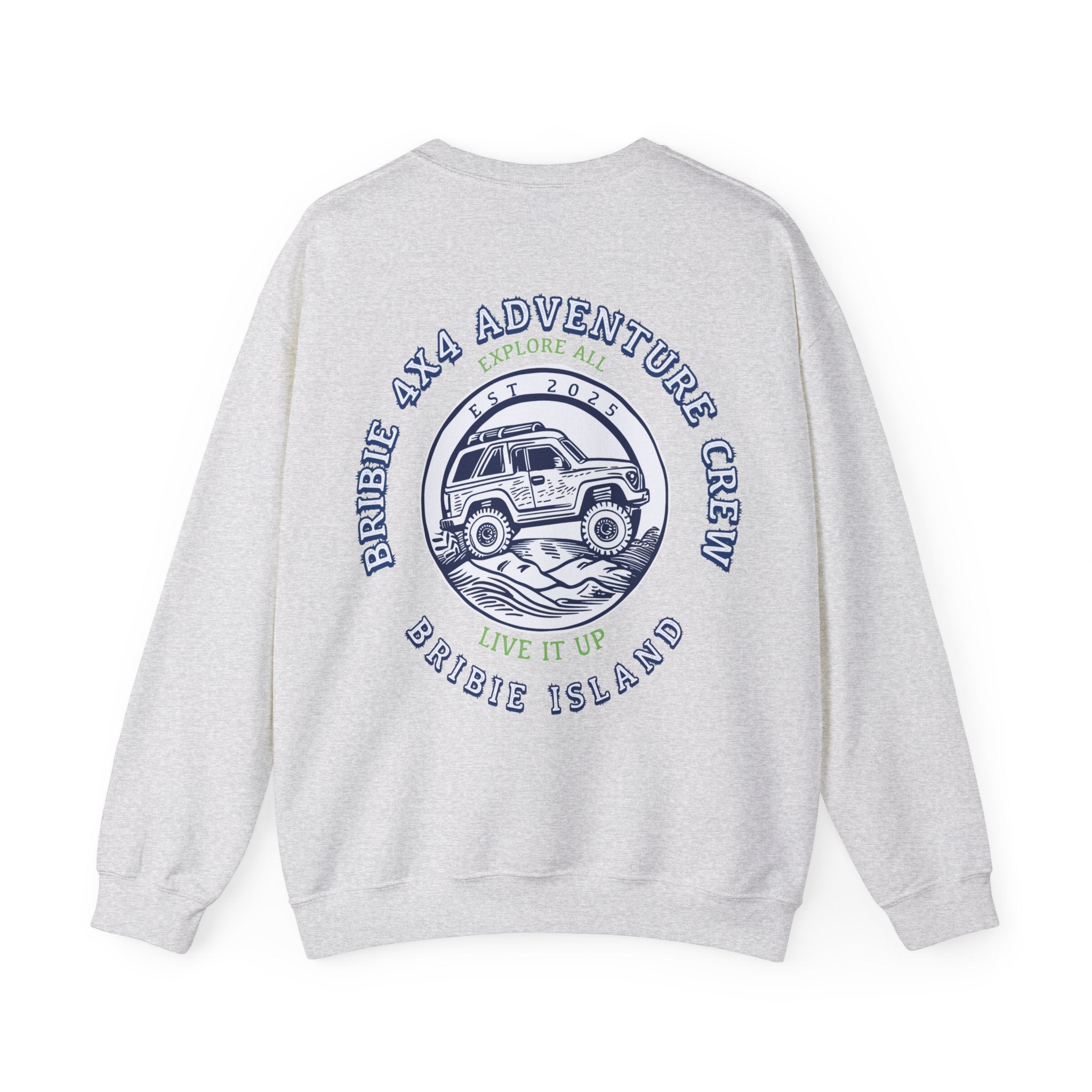 Bribie 4x4 adventure crew Crewneck Sweatshirt