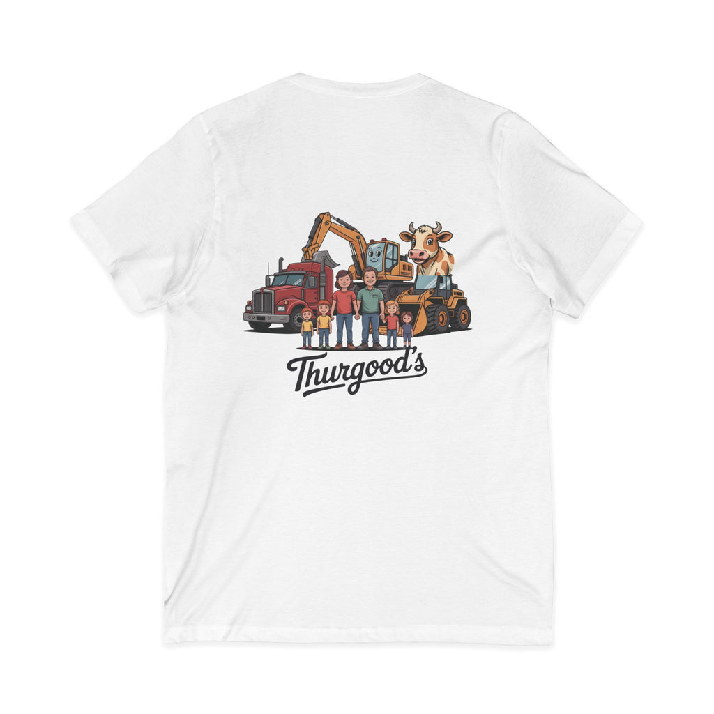Thurgood’s Farm & Heavy Equipment V‑Neck Tee