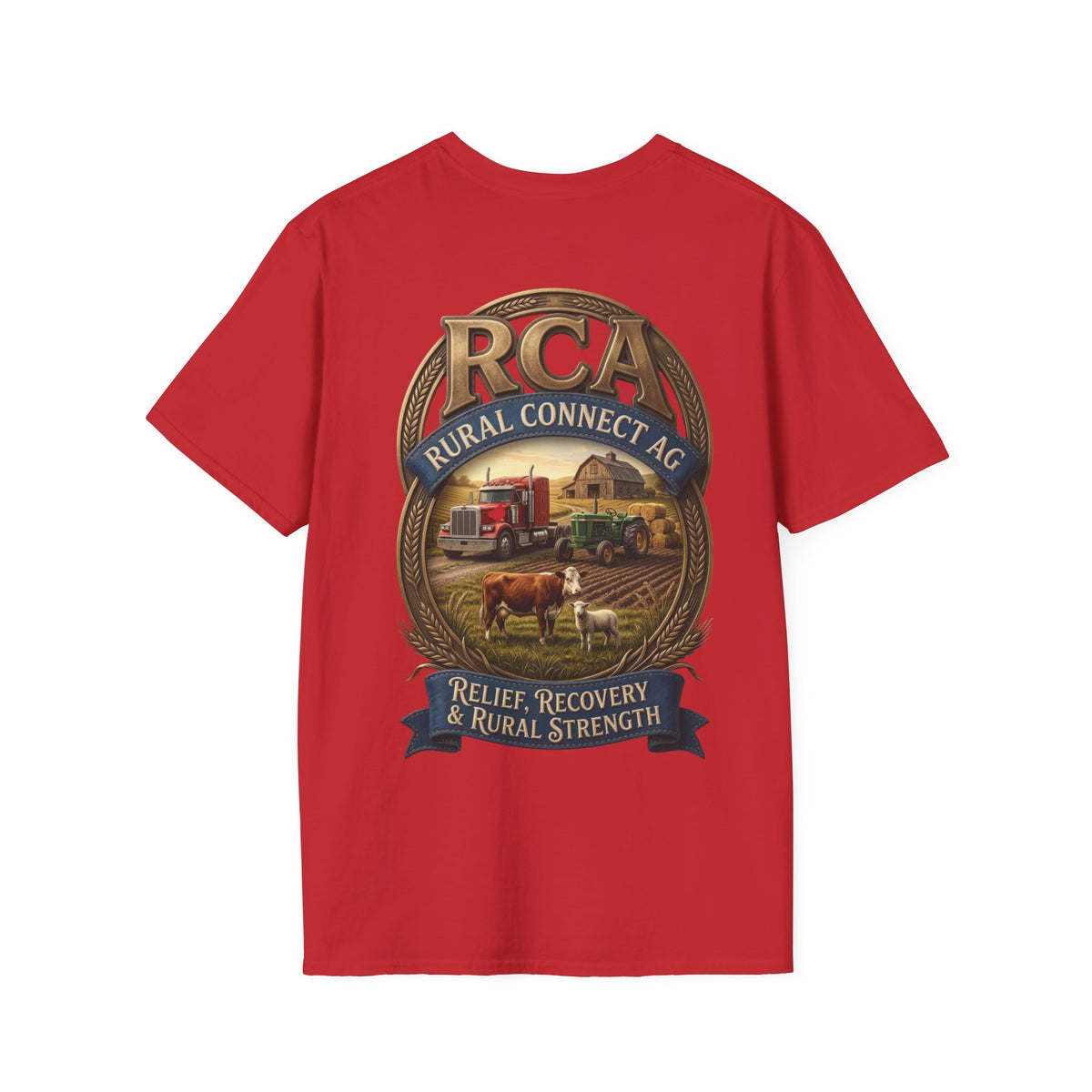 RCA Rural Connect Farm Strength T-Shirt — Relief, Recovery & Rural Community Tee