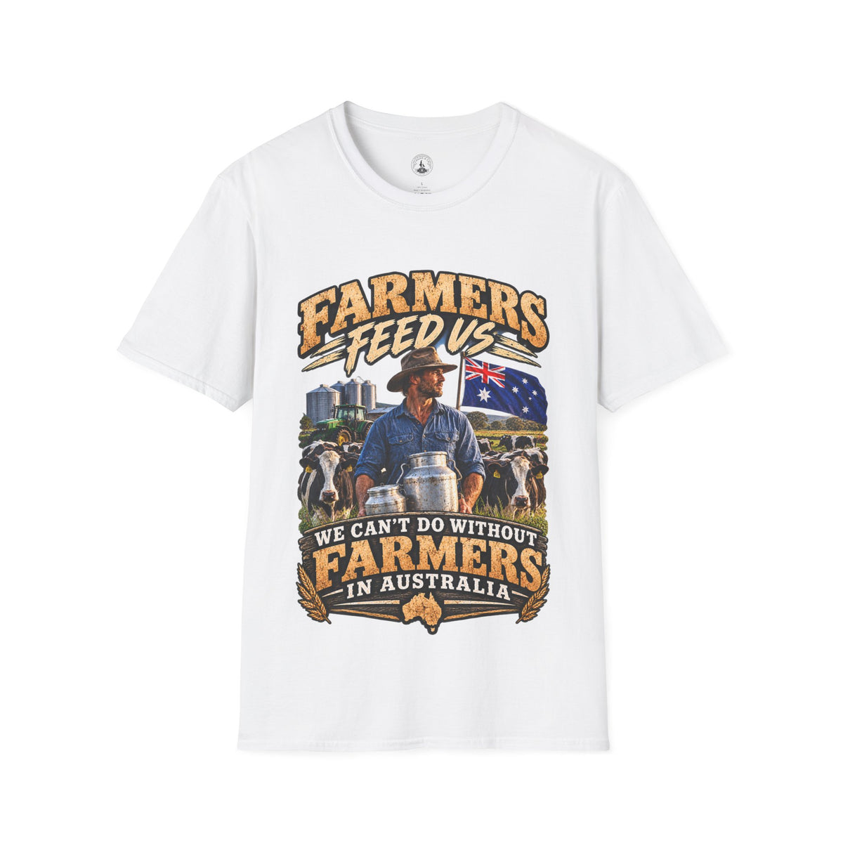 Farmers Feed Us “We Can’t Do Without Farmers” Agriculture T-Shirt