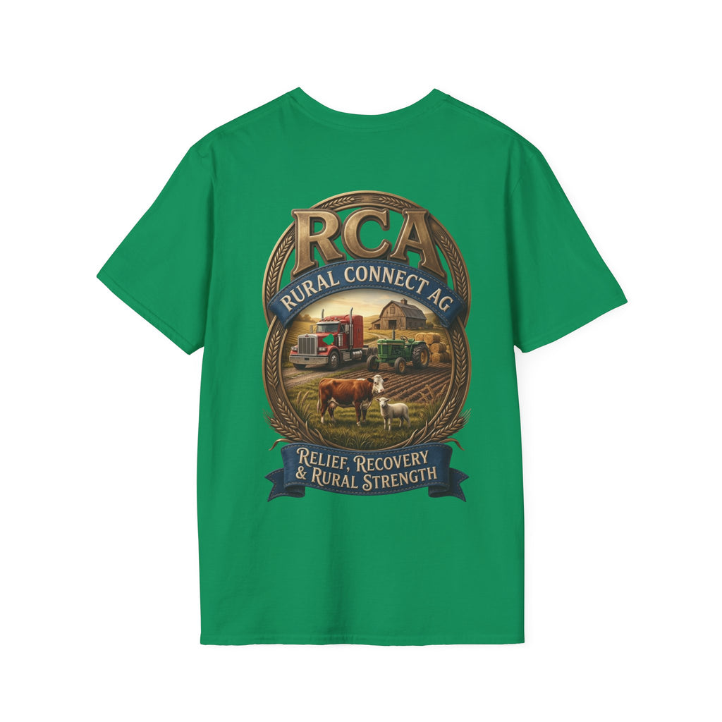 RCA Rural Connect Farm Strength T-Shirt — Relief, Recovery & Rural Community Tee