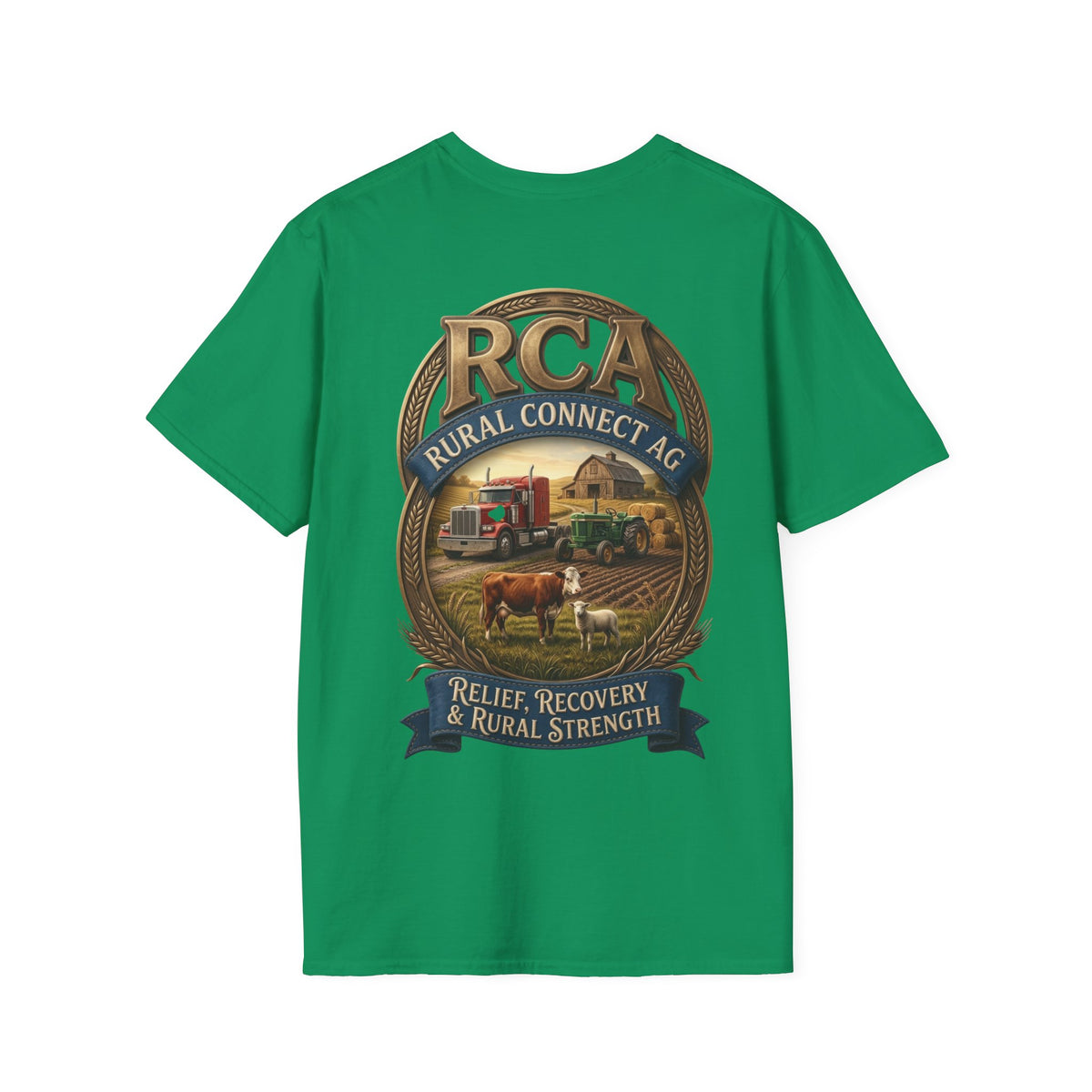 RCA Rural Connect Farm Strength T-Shirt — Relief, Recovery & Rural Community Tee