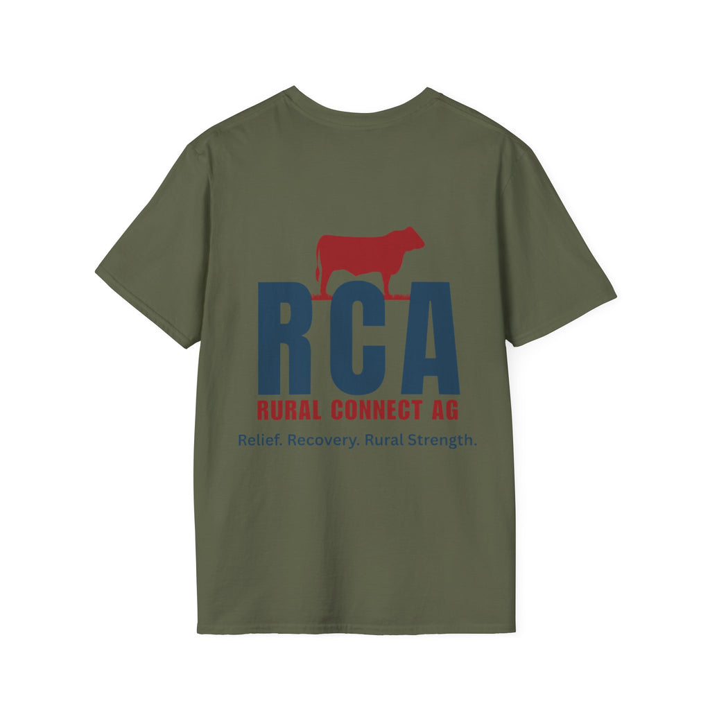 RCA Rural Connect Ag T-Shirt — Relief, Recovery, Unisex soft tee