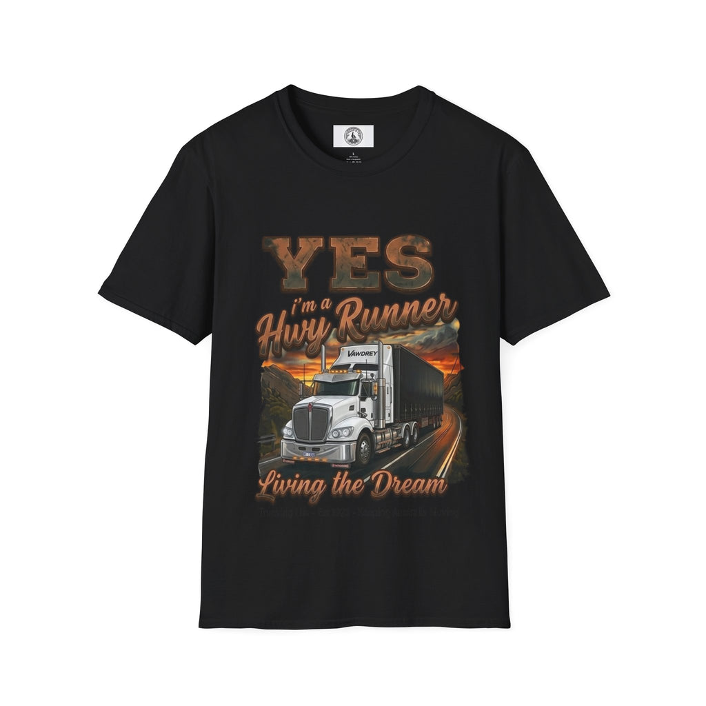 Truck Driver T-Shirt — "Yes I’m A Trucker" Living the Dream Graphic Tee
