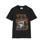 Truck Driver T-Shirt — "Yes I’m A Trucker" Living the Dream Graphic Tee