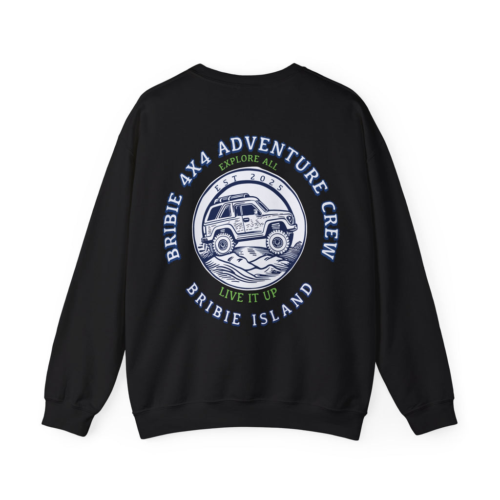 Bribie 4x4 adventure crew Crewneck Sweatshirt