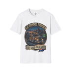 Old School Truckin' T-Shirt – 'The Good Old Days' Vintage Semi Truck Graphic