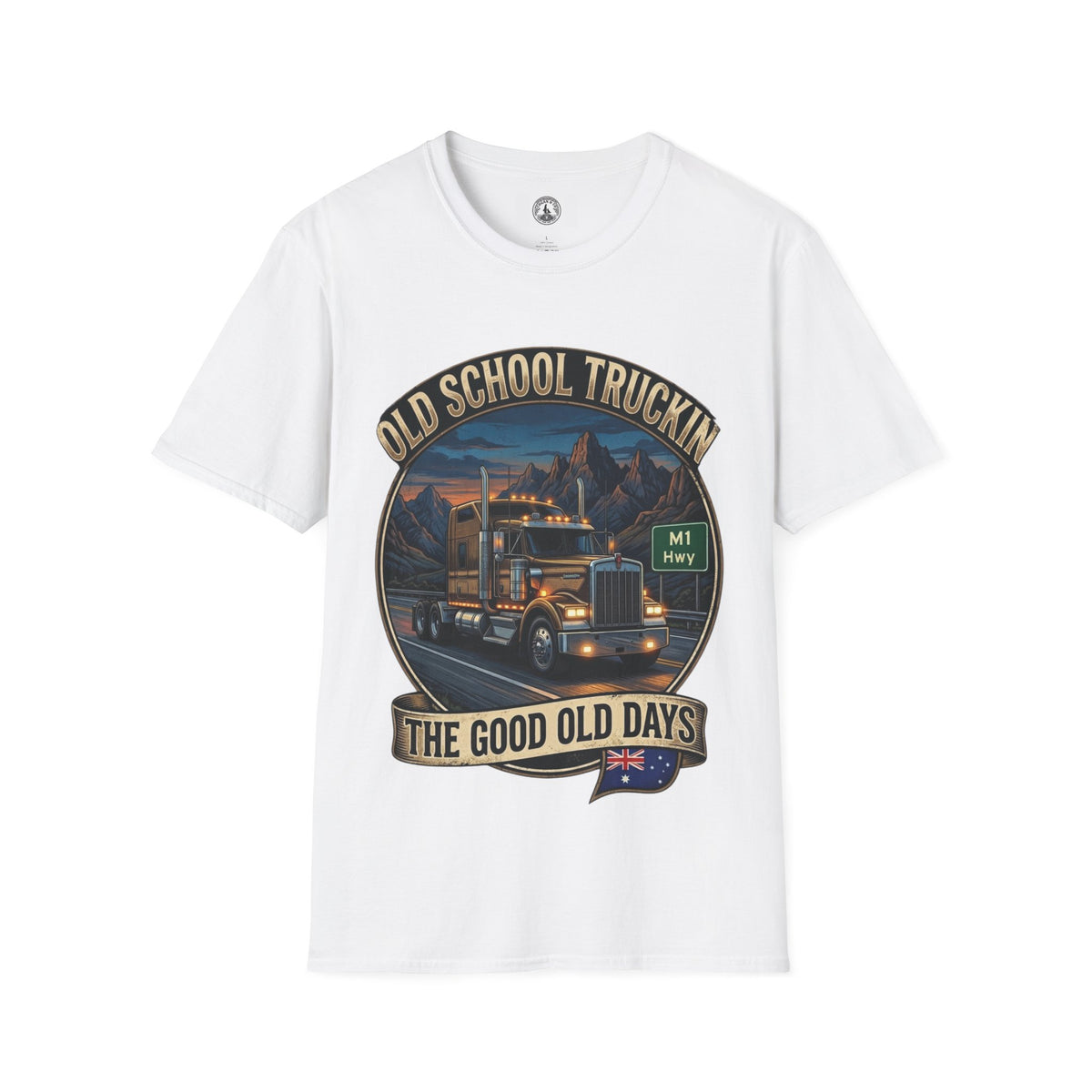 Old School Truckin' T-Shirt – 'The Good Old Days' Vintage Semi Truck Graphic
