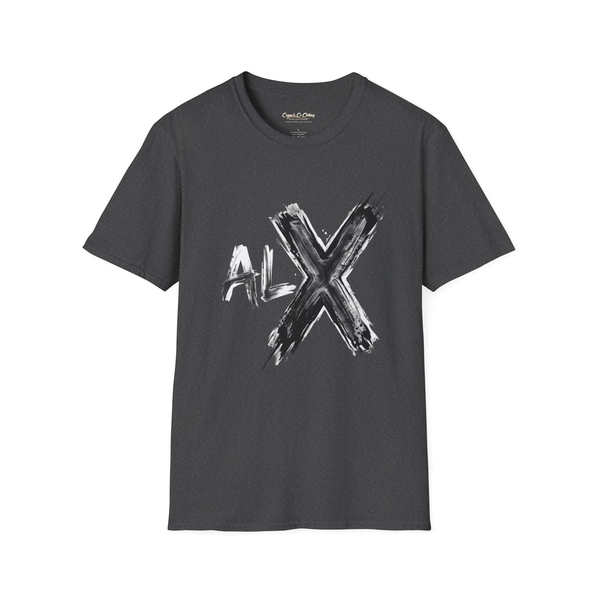 Paint Brush X T‑Shirt — Name "Alex" Graphic Tee