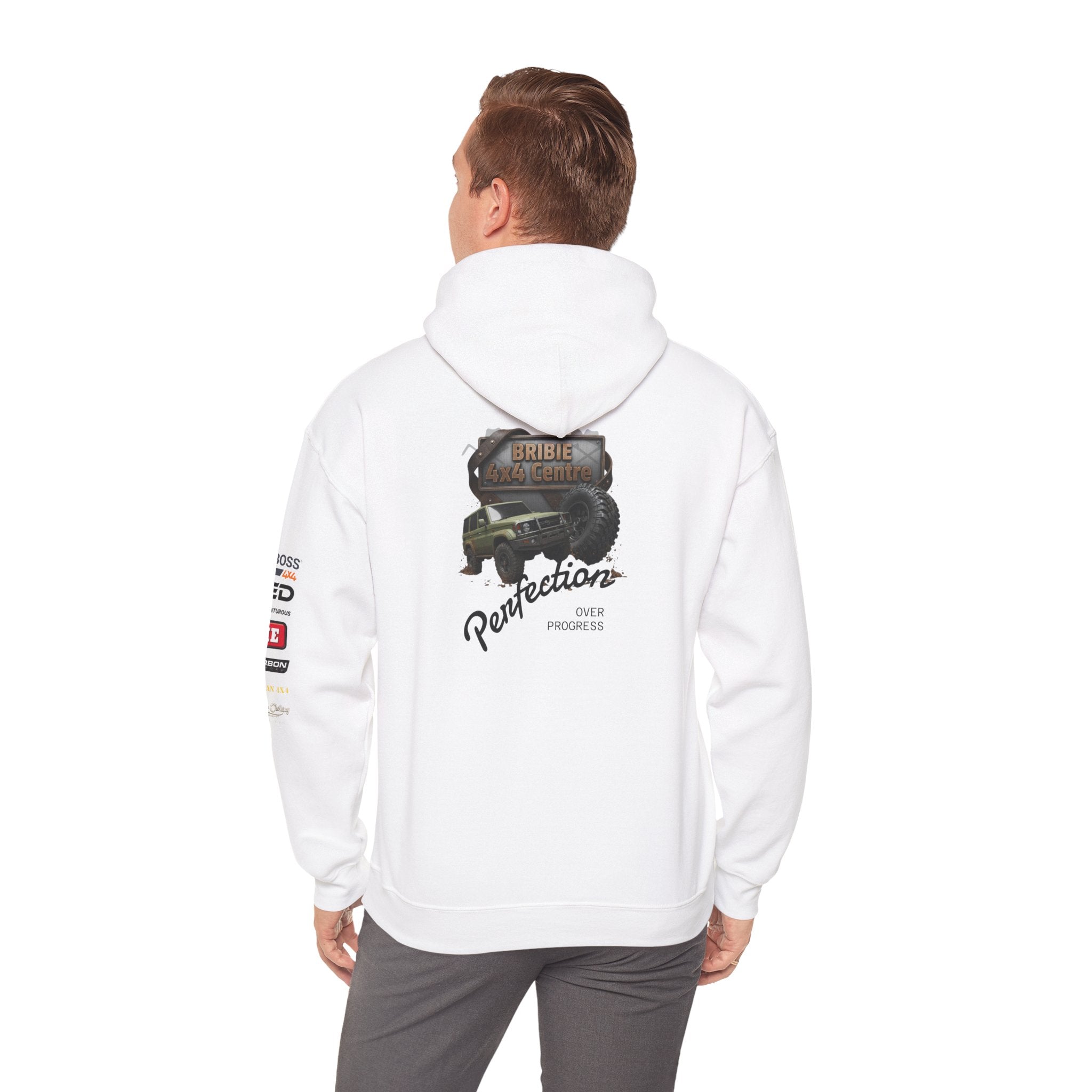 Bribie 4x4 Centre Hoodie — Off‑Road 4x4 Crew Sweatshirt