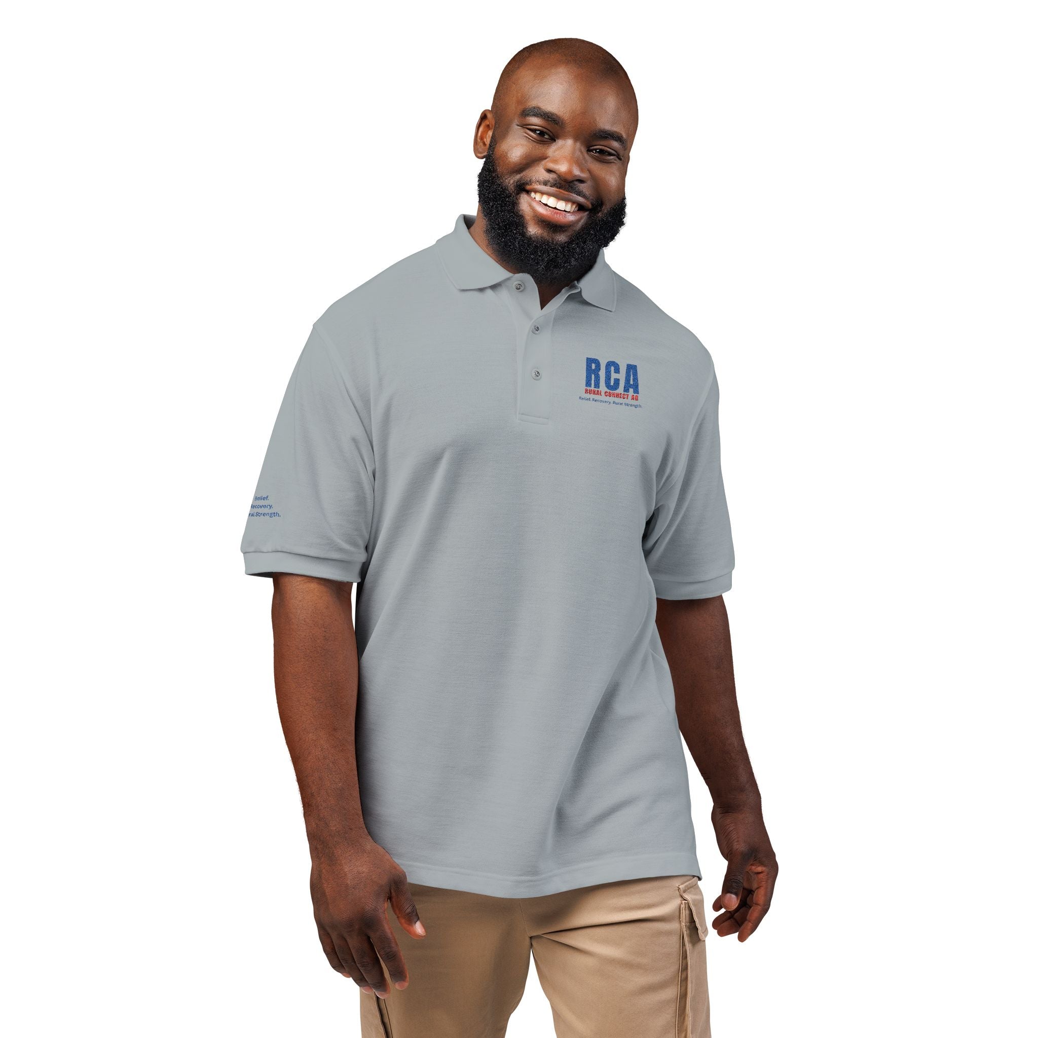 RCA Rural Connect Ag Embroidered Polo Shirt