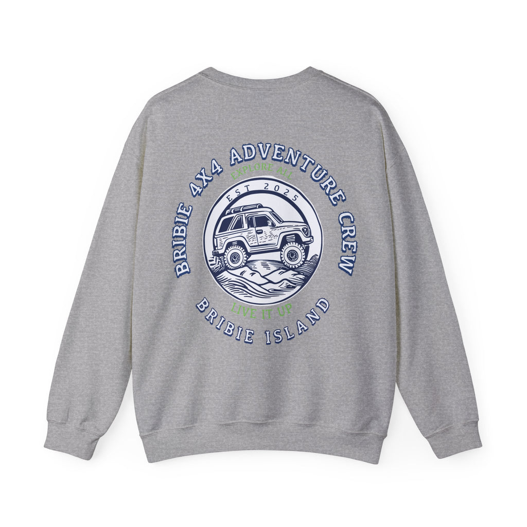 Bribie 4x4 adventure crew Crewneck Sweatshirt