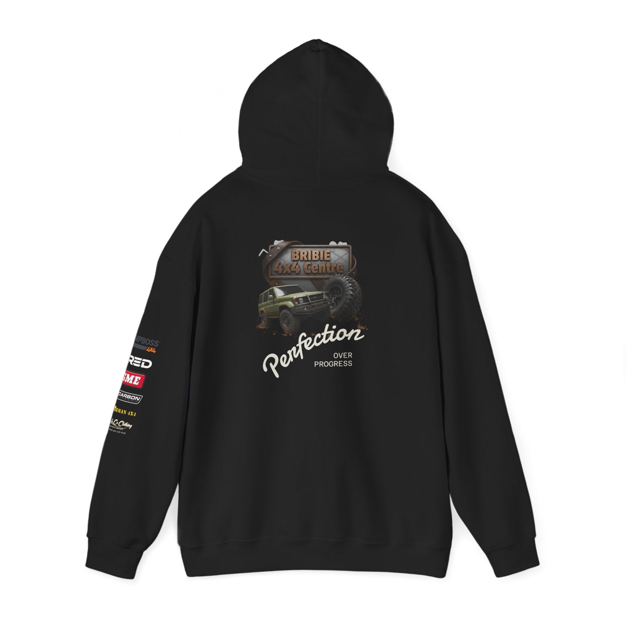 Bribie 4x4 Centre Hoodie — Off‑Road 4x4 Crew Sweatshirt