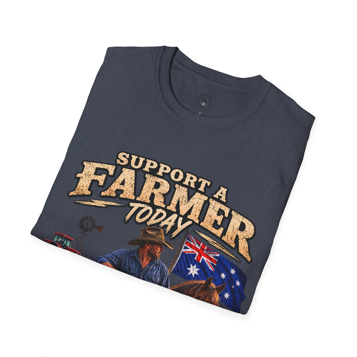 Support a Farmer Today T-Shirt – Australian Farmers Support Shirt