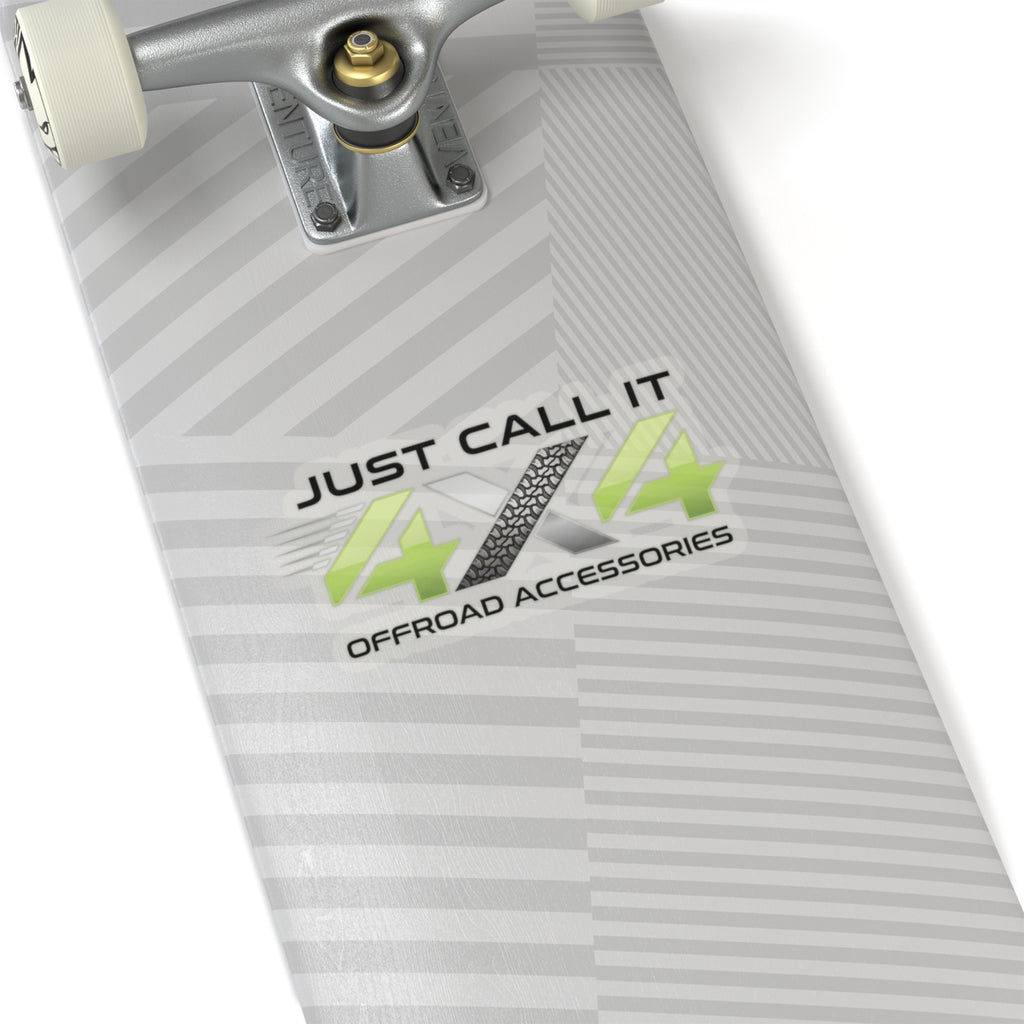 4x4 Offroad Sticker — "Just Call It 4x4" Logo Kiss-Cut