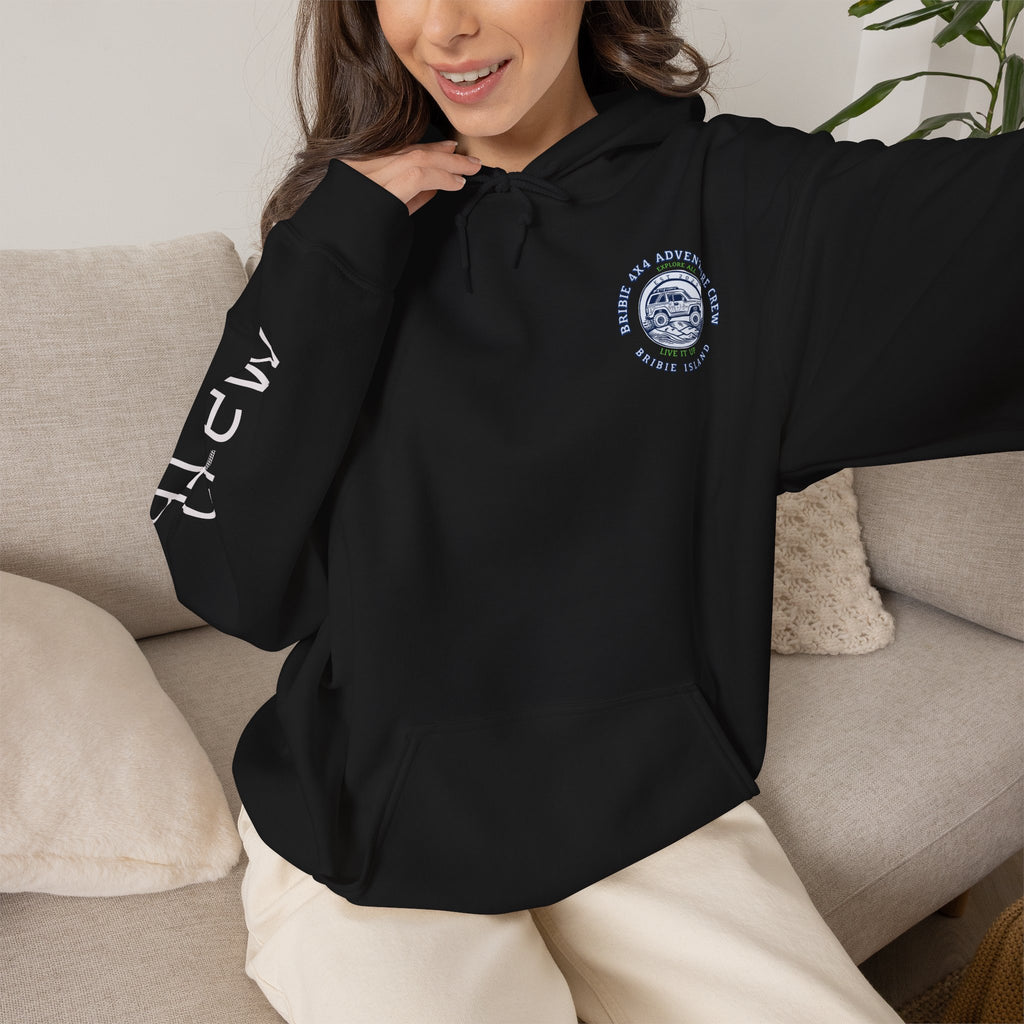4x4 Adventure Crew Hoodie — Bribie Island Off-Road Jeep Sweatshirt
