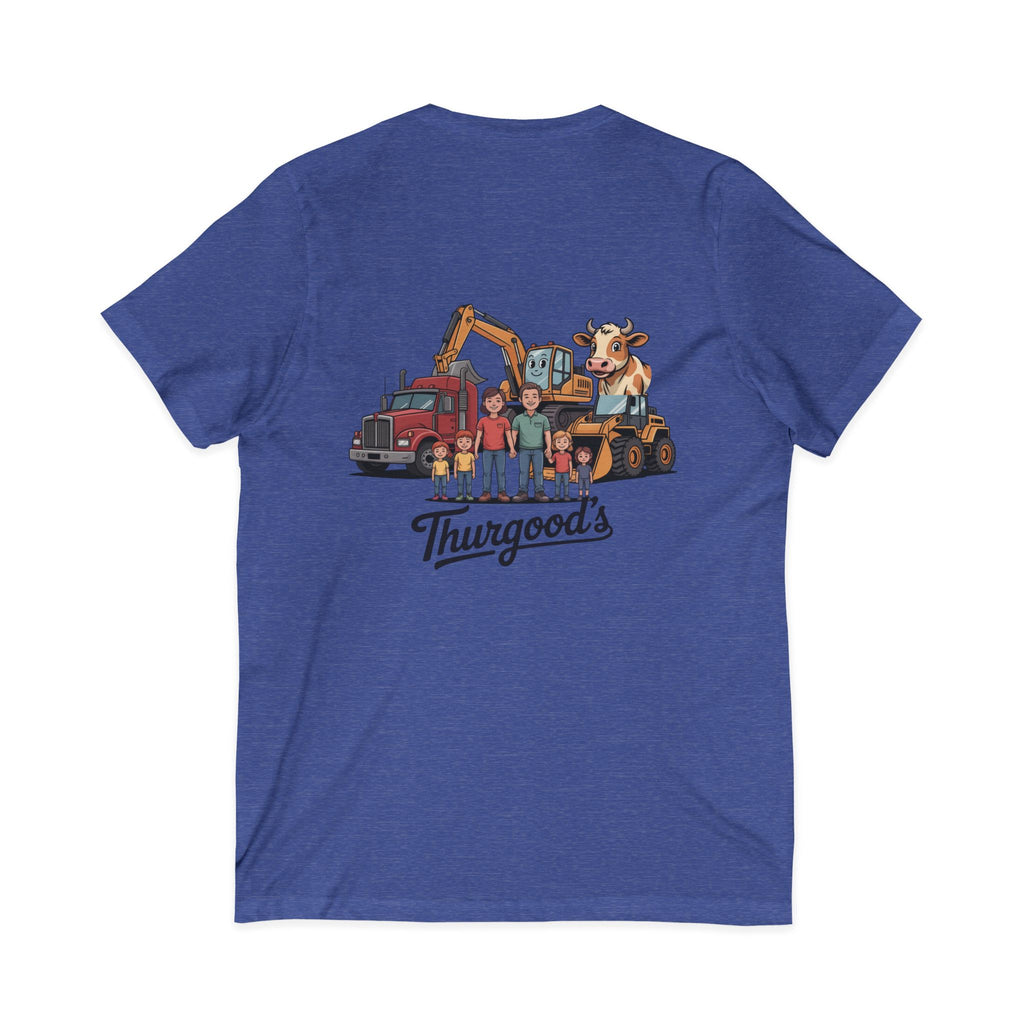 Thurgood’s Farm & Heavy Equipment V‑Neck Tee