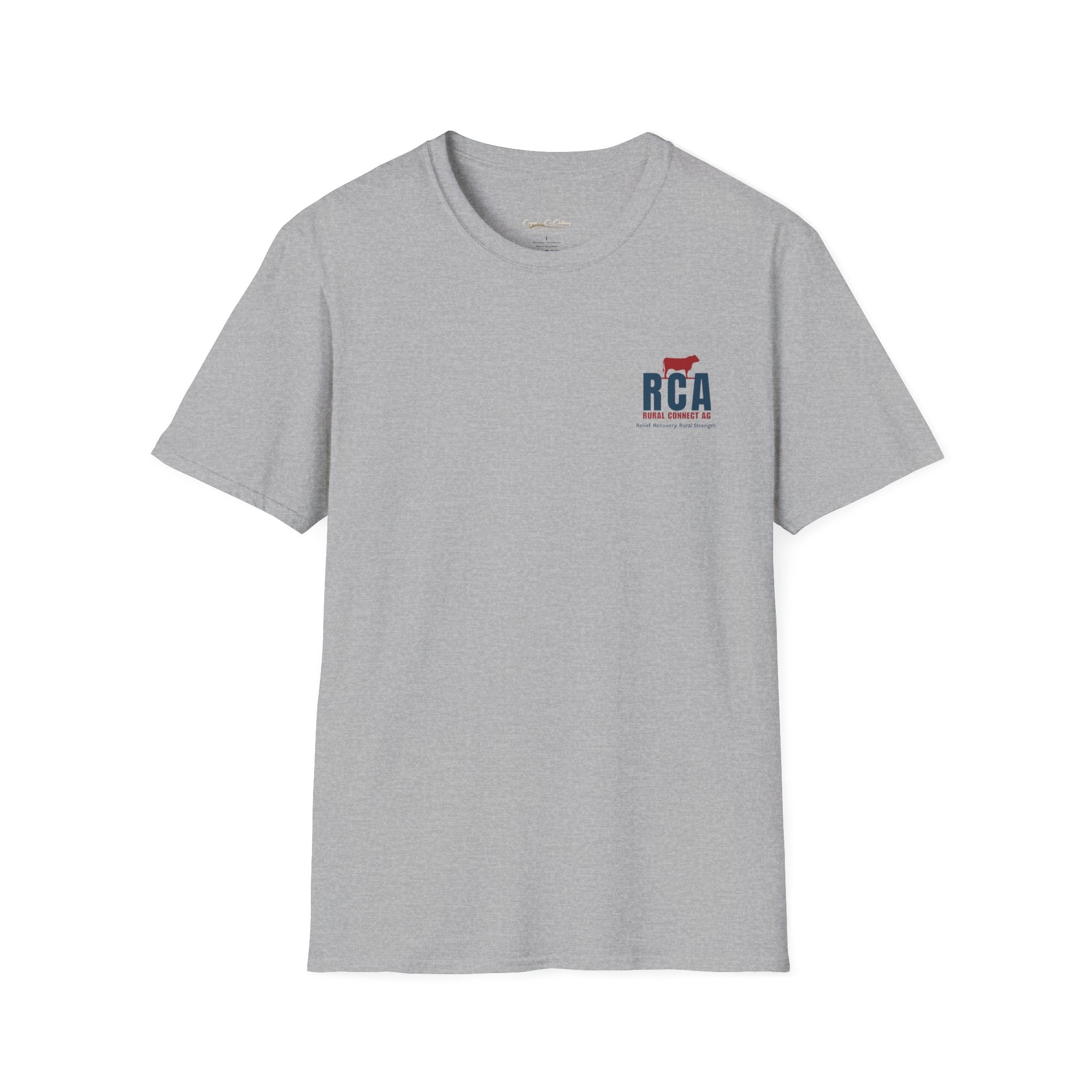 RCA Rural Connect Ag T-Shirt — Relief, Recovery, Unisex soft tee
