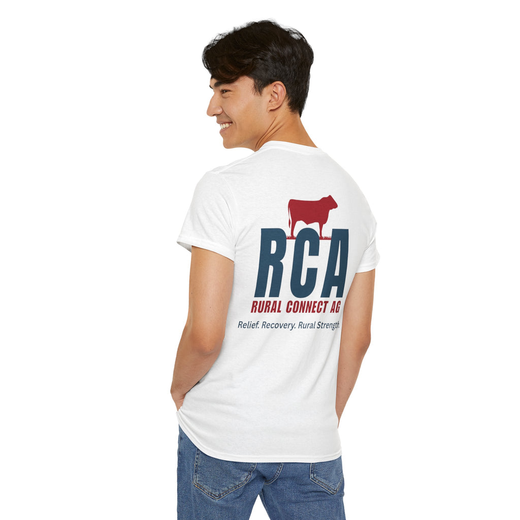 Rural Connect AG Unisex Heavy Cotton Tee - Relief Recovery Rural Strength
