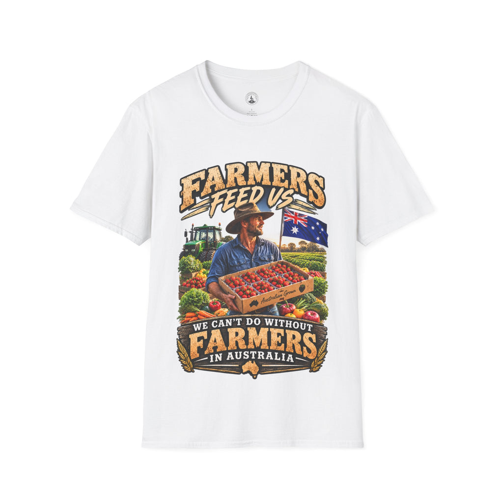 Farmers Feed Us T-Shirt – Australian Farmers Agriculture Shirt