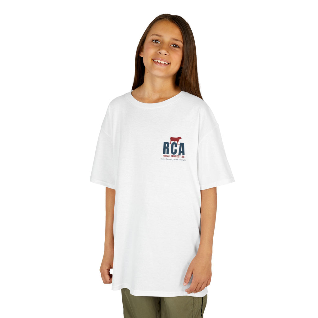 RCA Rural Connect Ag Kids Tee — Farm Rescue & Recovery Youth T‑Shirt