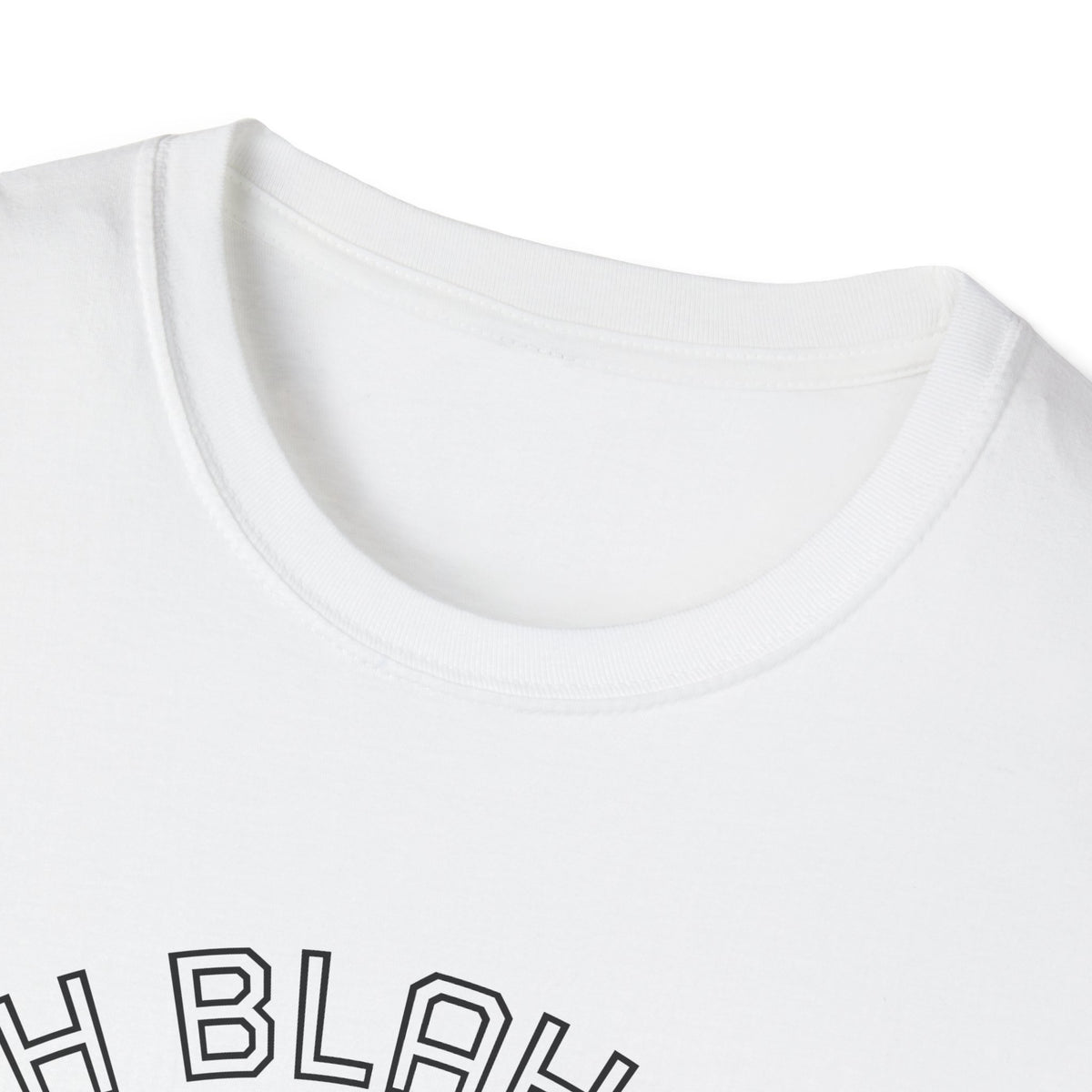 Bla Bla Bla Tee — Minimalist Graphic T-Shirt