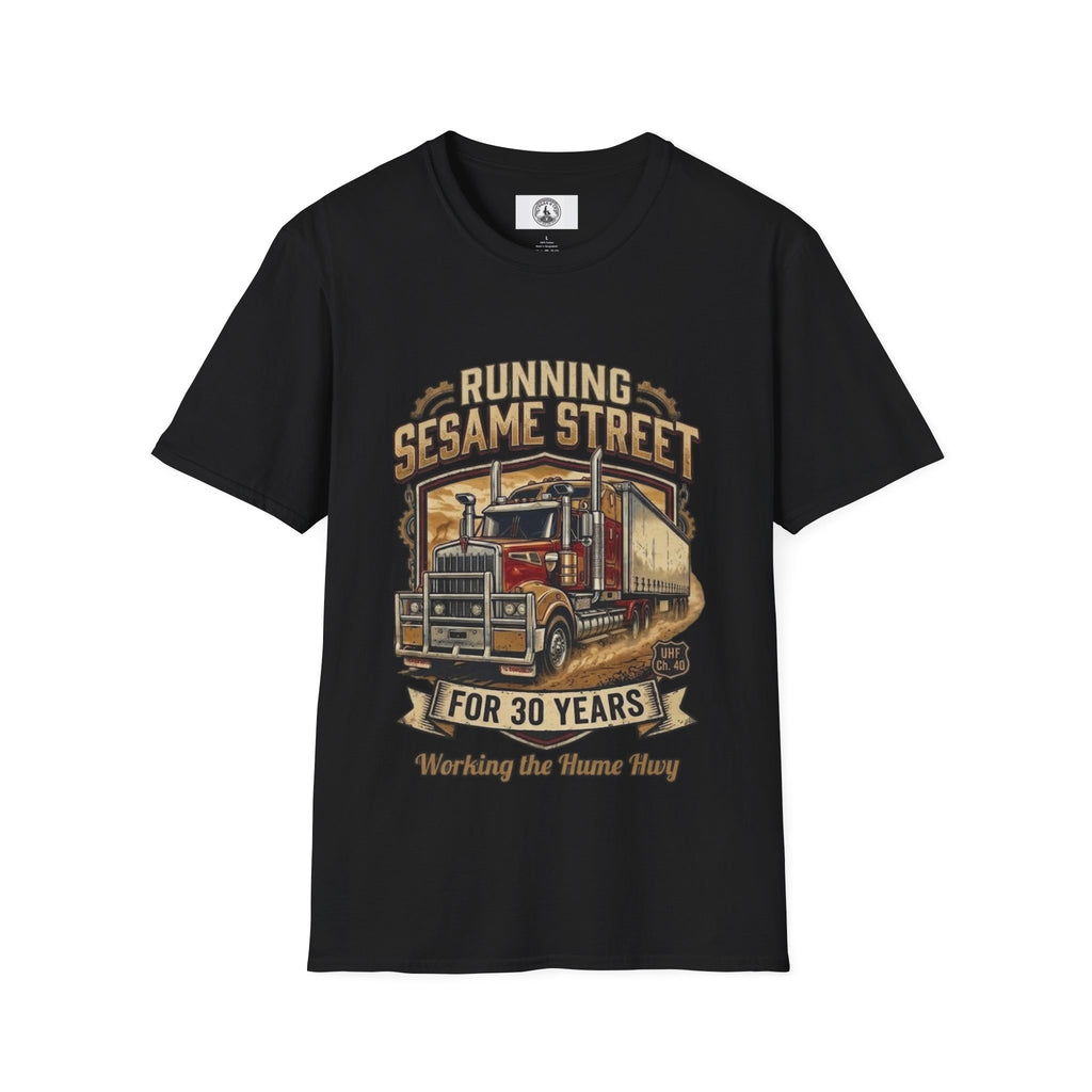Running Sesame Street For 30 Years Truck Driver T-Shirt