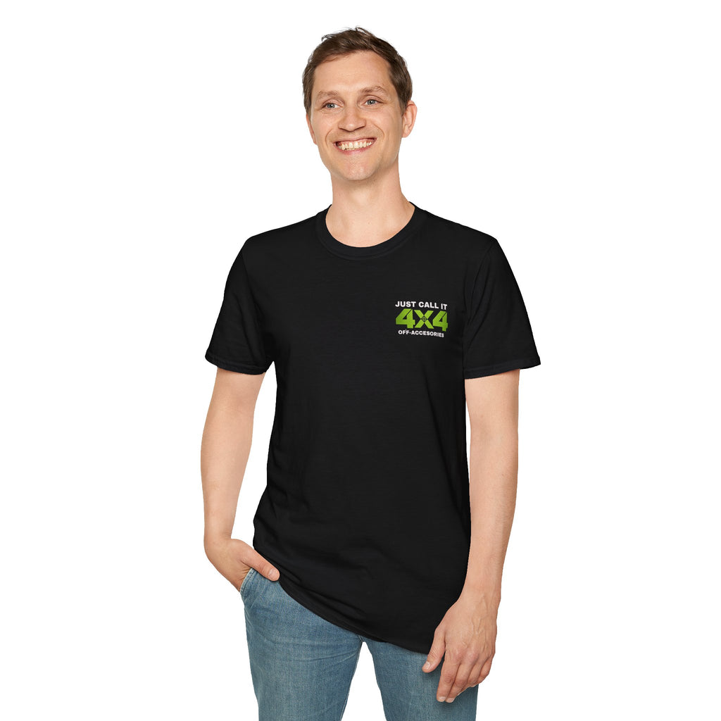 4x4 Off-Road T-Shirt – "Just Call It 4x4" Green Logo 2