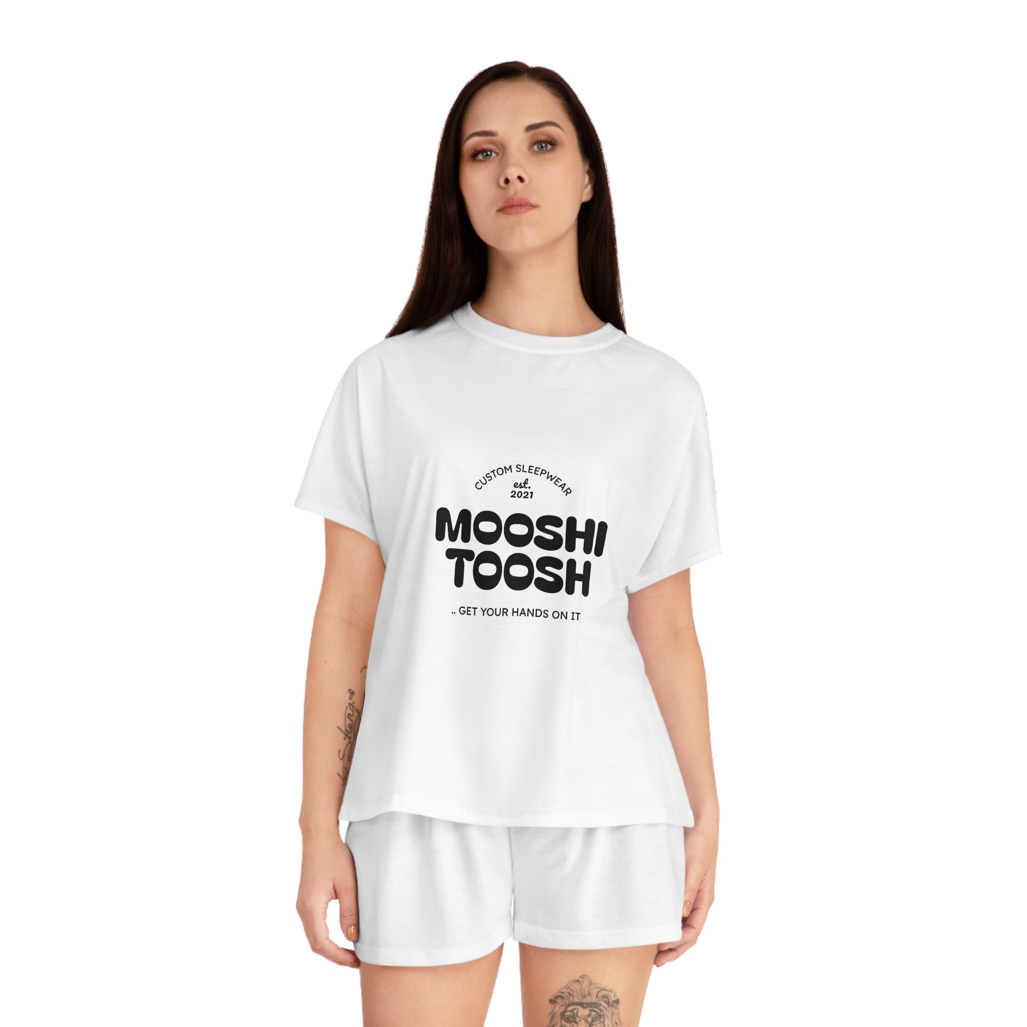 Cozy Women's Short Pajama Set, Fun Loungewear, Sleepwear for Relaxation, Cute Gift for Friends, Birthday, Self-Care