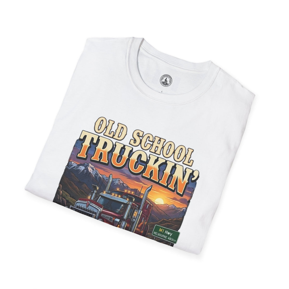 Old School Truckin' T-Shirt — Around Australia Vintage Truck Graphic