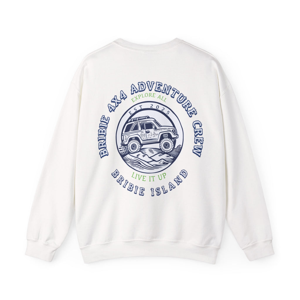 Bribie 4x4 adventure crew Crewneck Sweatshirt