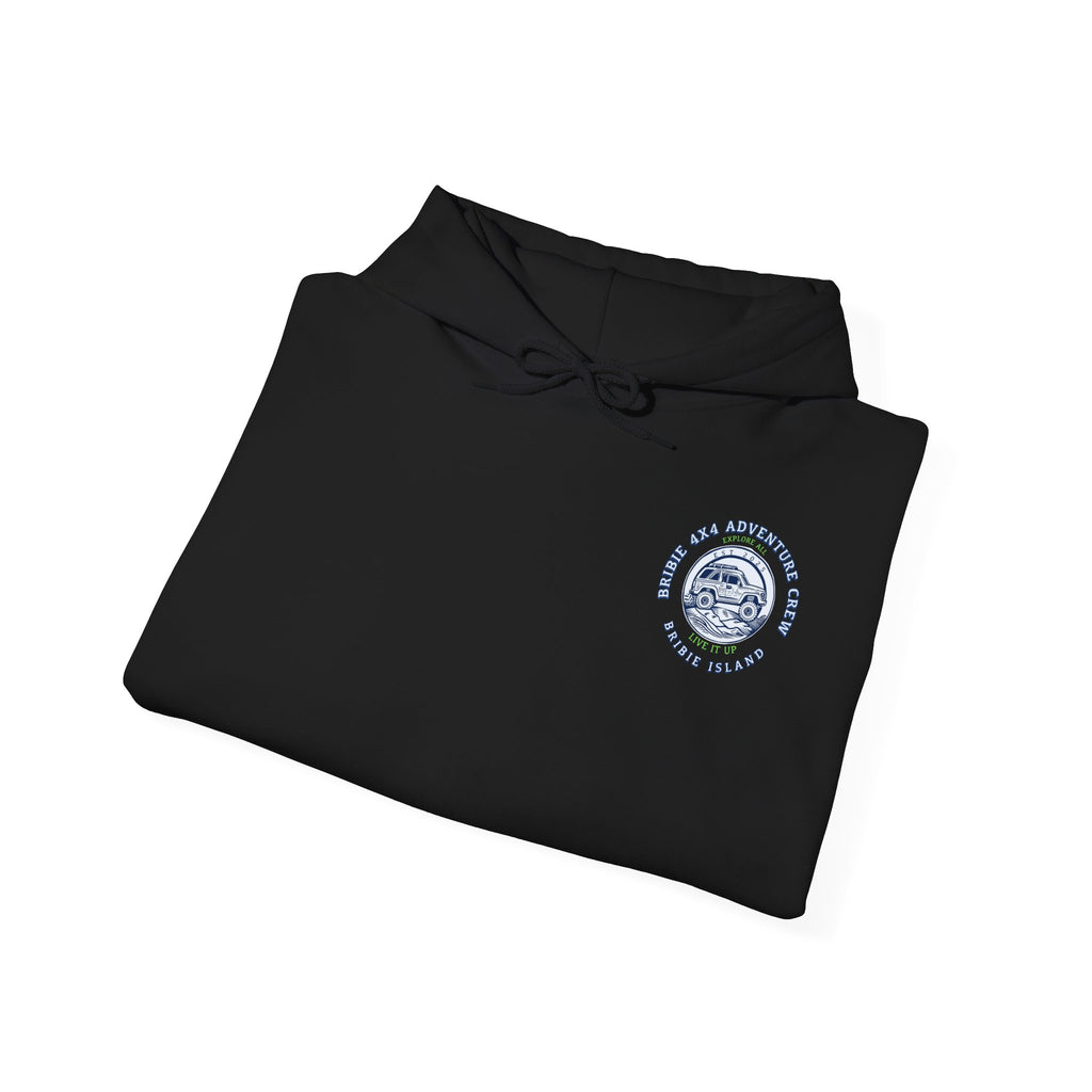 4x4 Adventure Crew Hoodie — Bribie Island Off-Road Jeep Sweatshirt