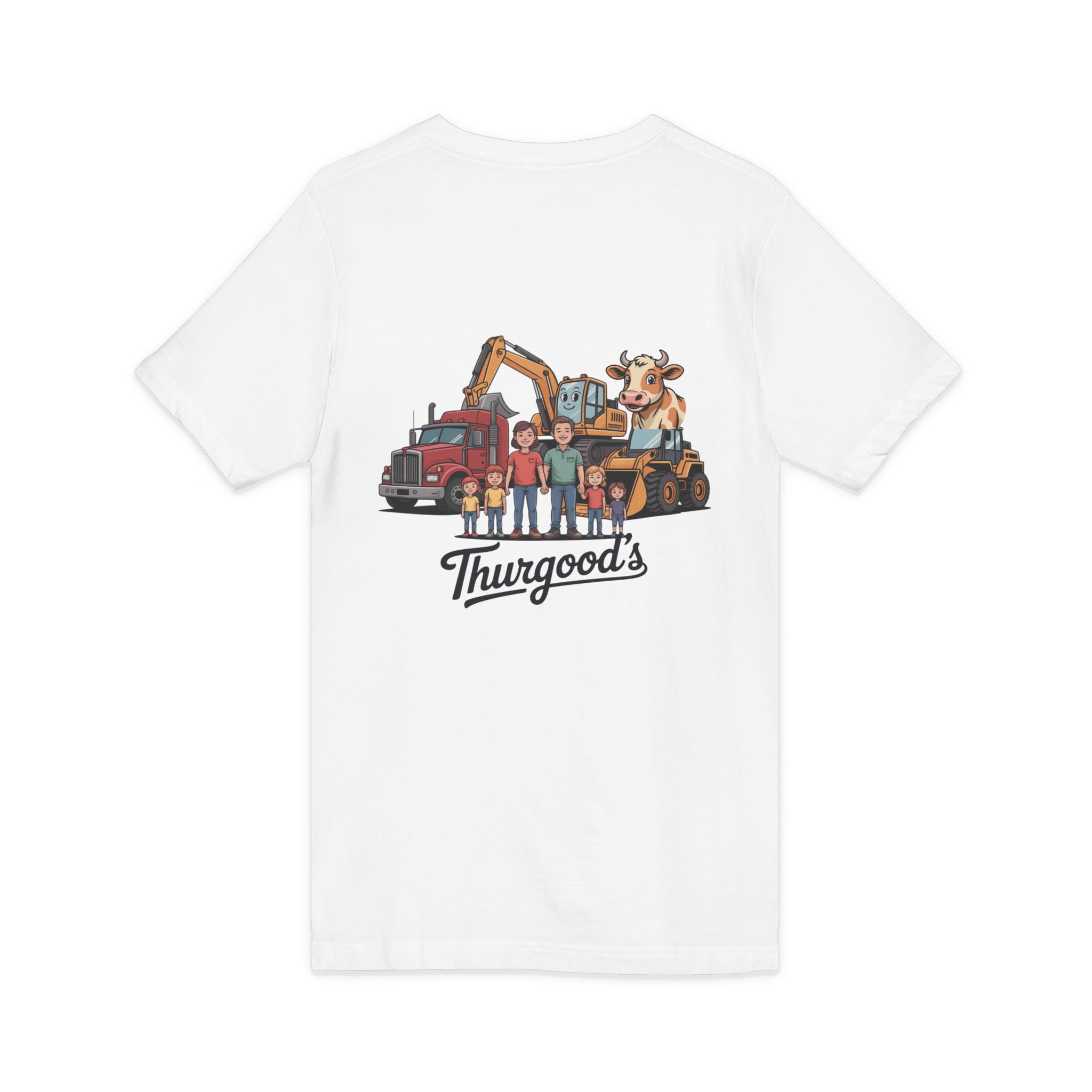 Thurgood’s Farm & Heavy Equipment V‑Neck Tee