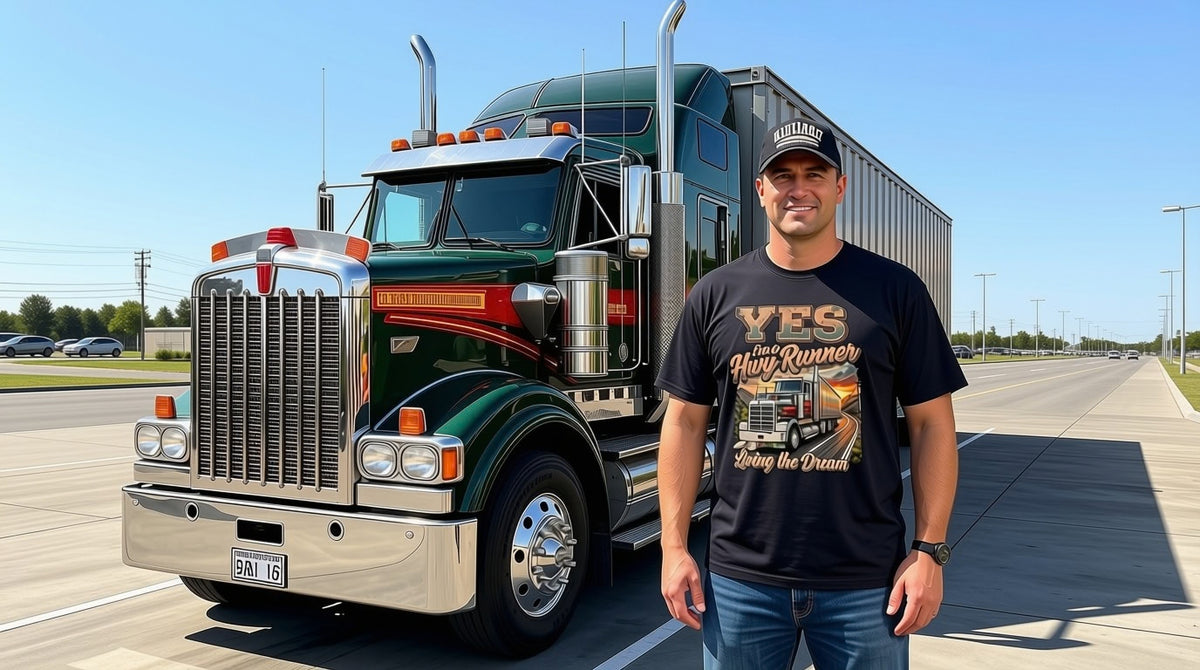 Truck Driver T-Shirt — “YES I’m a Hwy Runner”