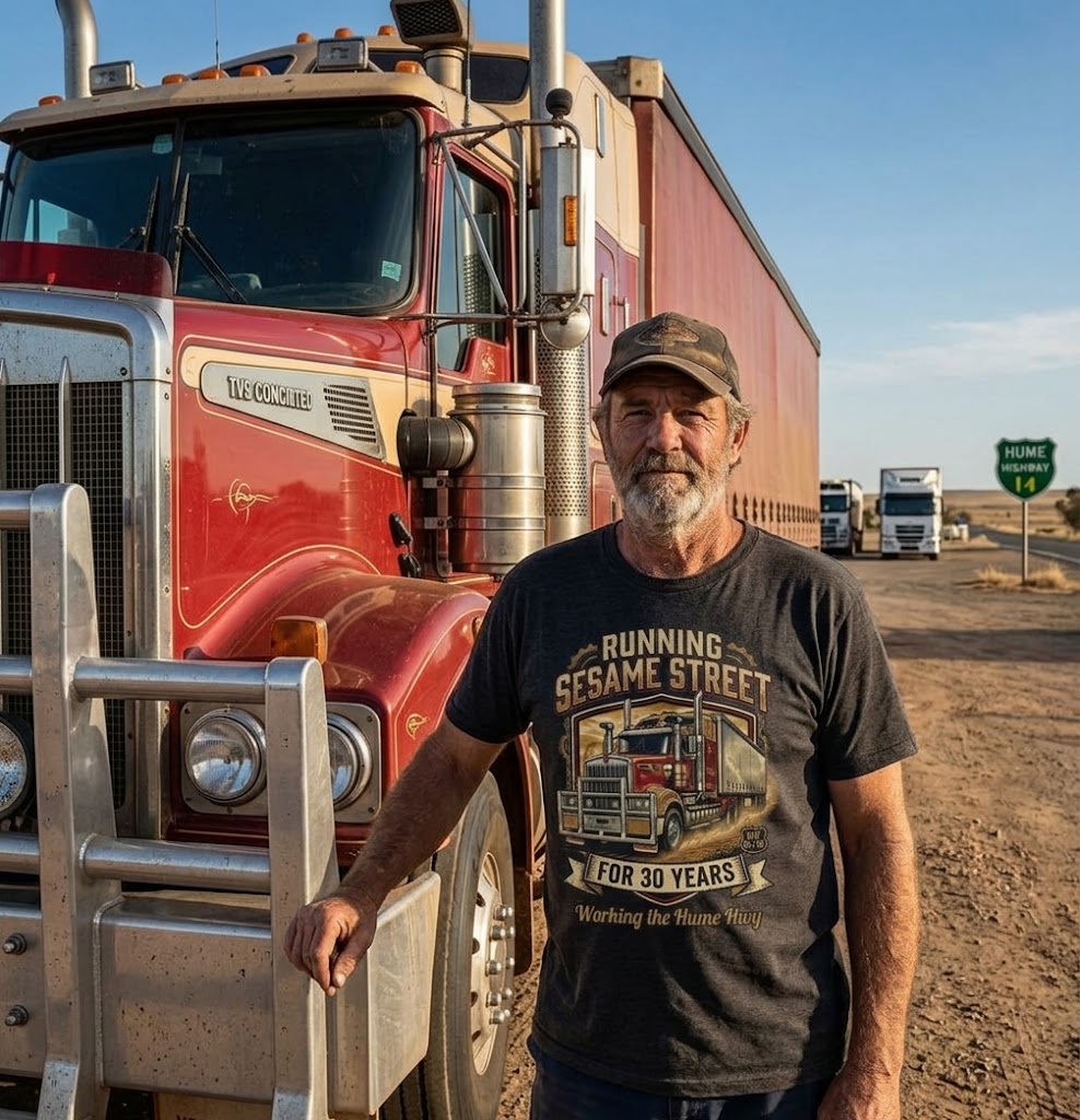 Running Sesame Street For 30 Years Truck Driver T-Shirt