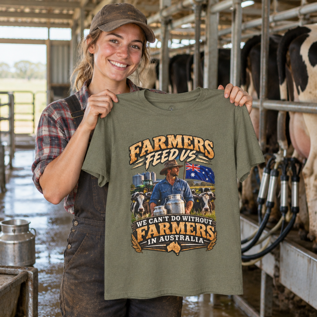 Farmers Feed Us “We Can’t Do Without Farmers” Agriculture T-Shirt