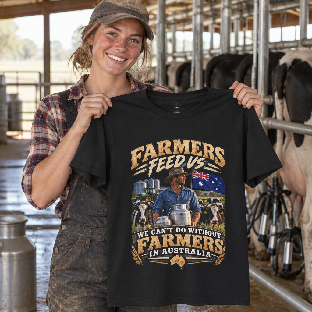 Farmers Feed Us “We Can’t Do Without Farmers” Agriculture T-Shirt