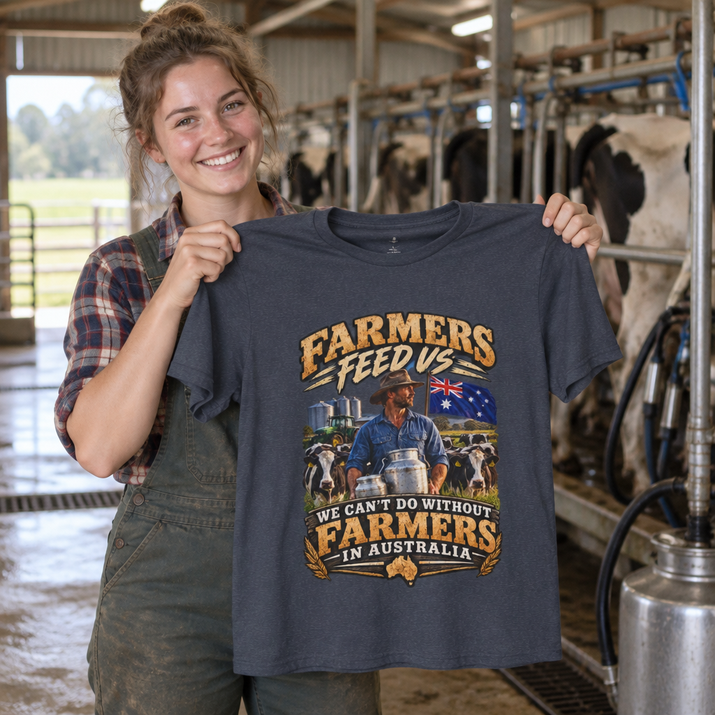 Farmers Feed Us “We Can’t Do Without Farmers” Agriculture T-Shirt