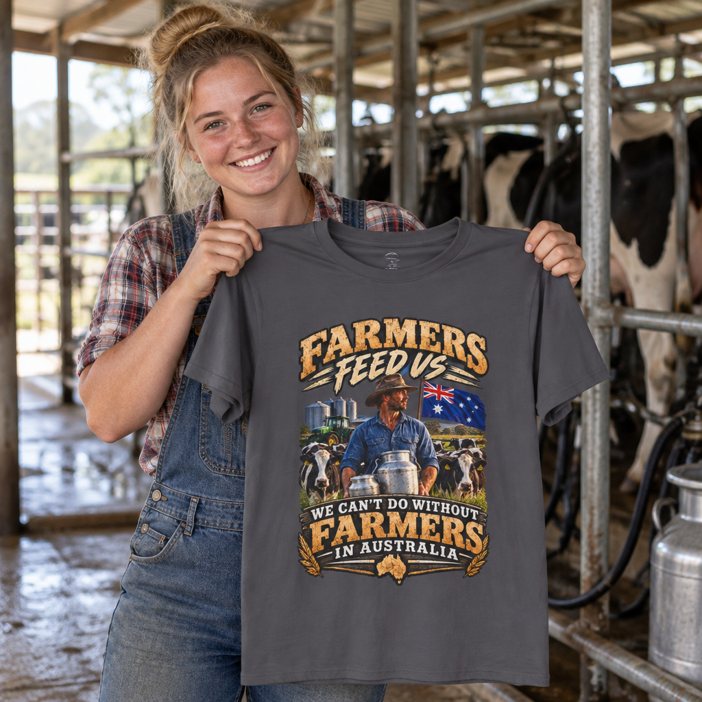 Farmers Feed Us “We Can’t Do Without Farmers” Agriculture T-Shirt