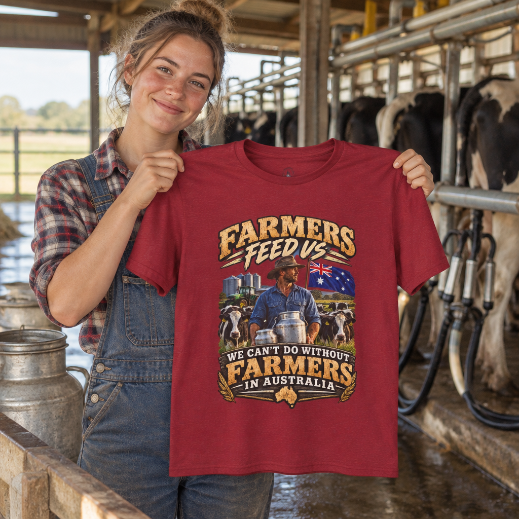 Farmers Feed Us “We Can’t Do Without Farmers” Agriculture T-Shirt