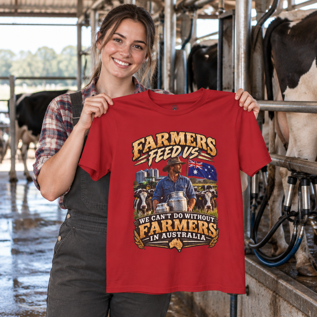 Farmers Feed Us “We Can’t Do Without Farmers” Agriculture T-Shirt