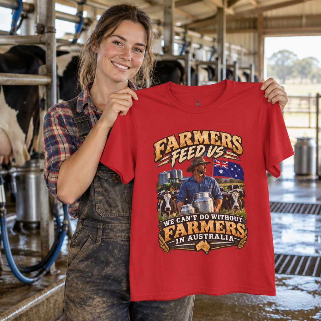 Farmers Feed Us “We Can’t Do Without Farmers” Agriculture T-Shirt