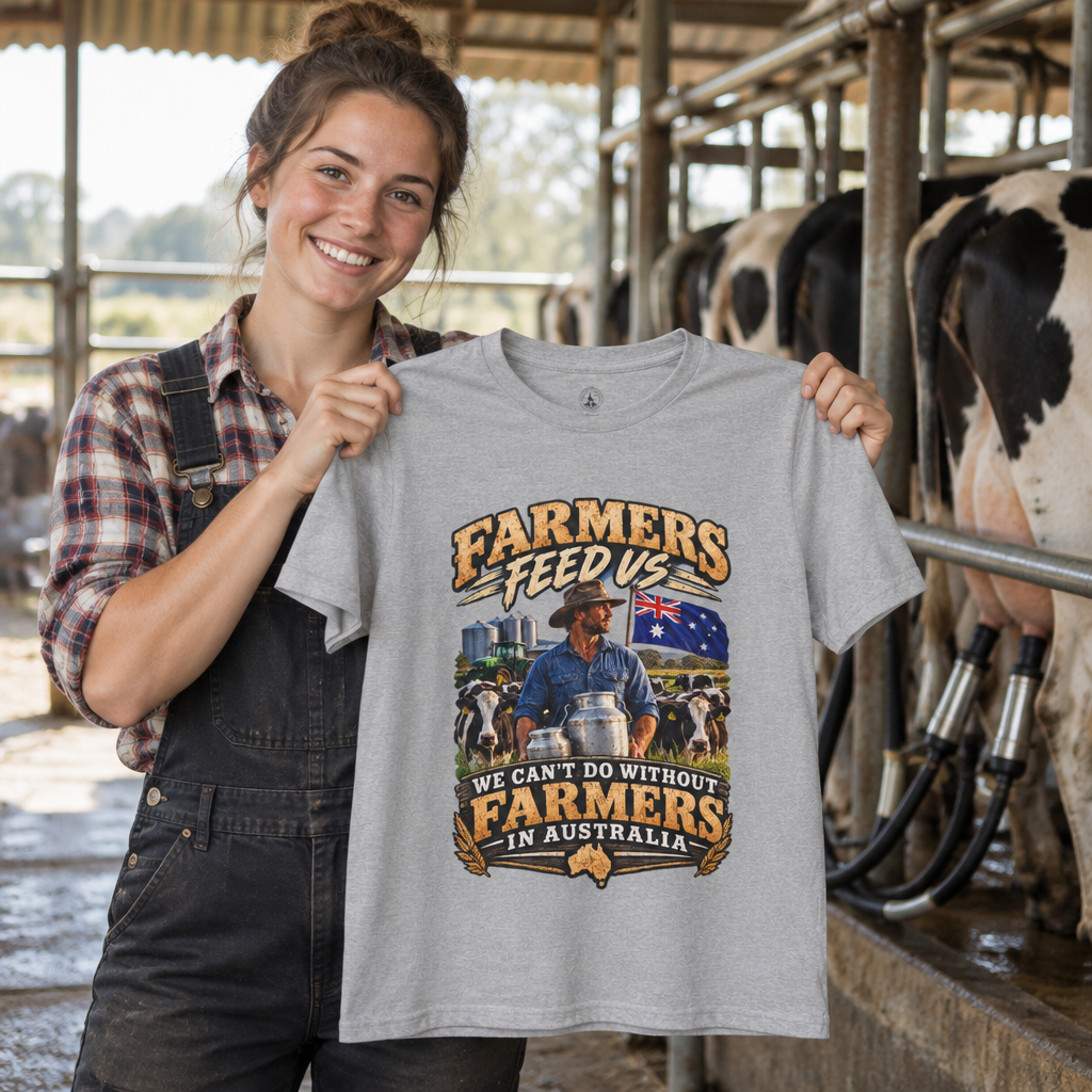 Farmers Feed Us “We Can’t Do Without Farmers” Agriculture T-Shirt
