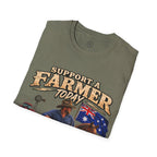 Support a Farmer Today T-Shirt – Australian Farmers Support Shirt