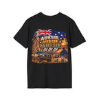 Aussie Aussie Aussie Oi Oi Oi Australian Flag T-Shirt | BACK PRINT