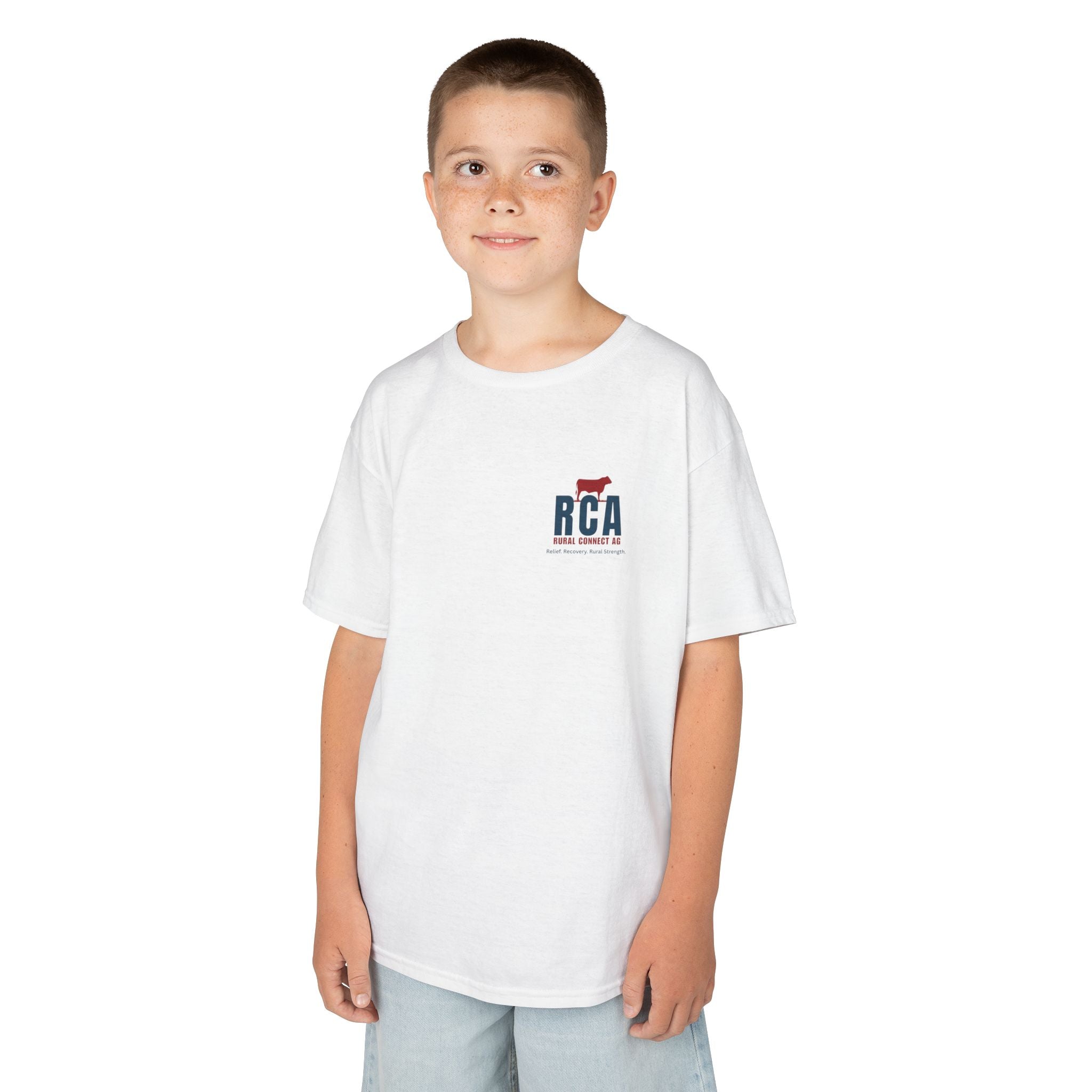 RCA Rural Connect Ag Kids Tee — Farm Rescue & Recovery Youth T‑Shirt